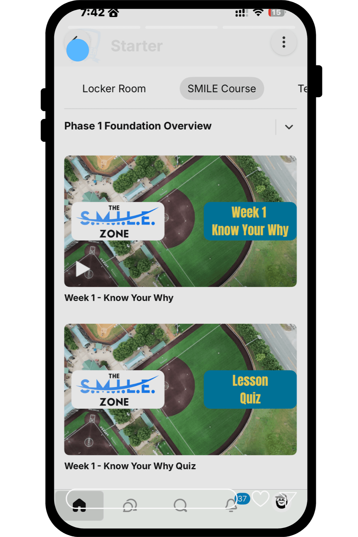 Curriculum lessons and quizzes